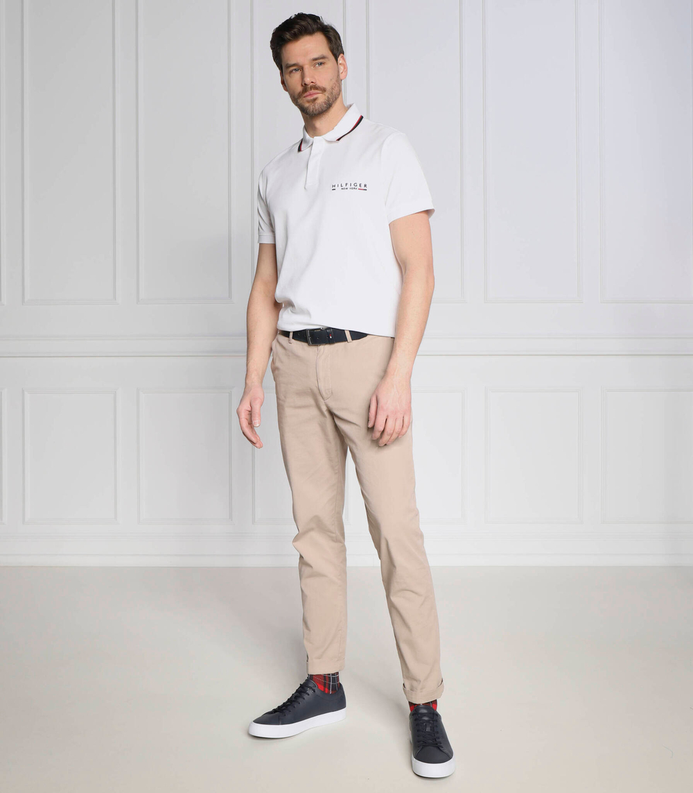 поло brand love logo reg поло Tommy Hilfiger - белый(MW0MW29525)