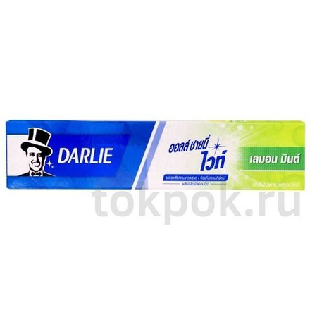 Зубная паста Darlie All Shiny White Lemon Mint Fluoride Toothpaste, 40 гр