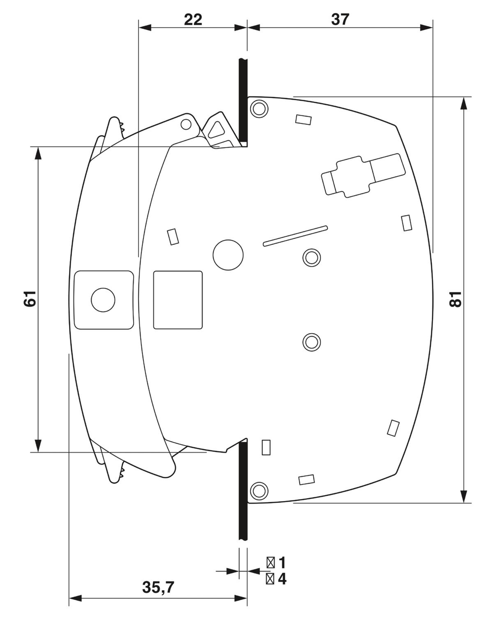 1029718 - FBP 9+1 - Холостая крышка