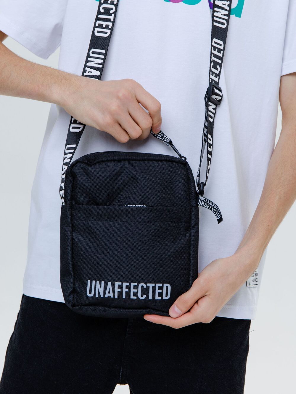 Сумка Мессенджер Unaffected Стропа Черная