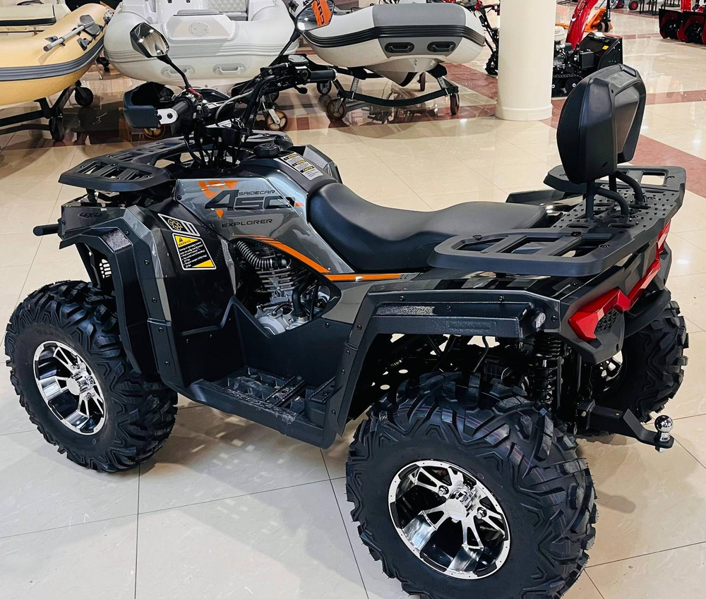 Квадроцикл (комплект для сборки) Explorer 450 Deluxe 4х4 EPS Серый (RR)