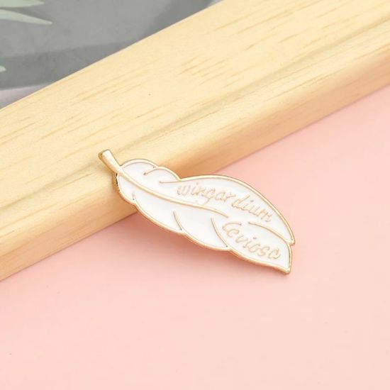 Значок металлический Гарри Поттер Вингардиум левиоса, р-р 1,2х3,6см