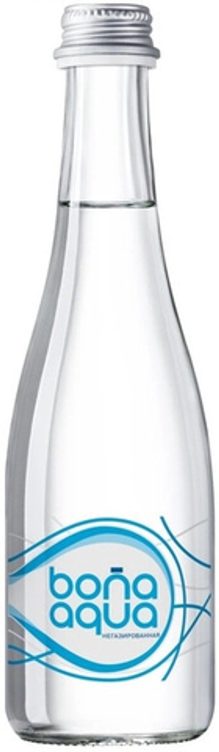 Вода природная минеральная Бона Аква Негазированная / Bona Aqua Still 0.33 - стекло
