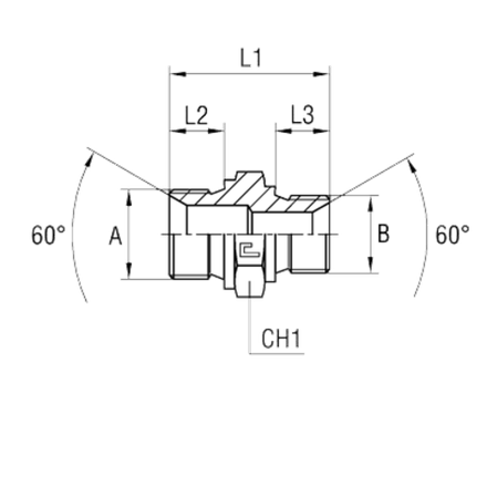 Соединение P BSP 3/4" М22х1.5 CAST