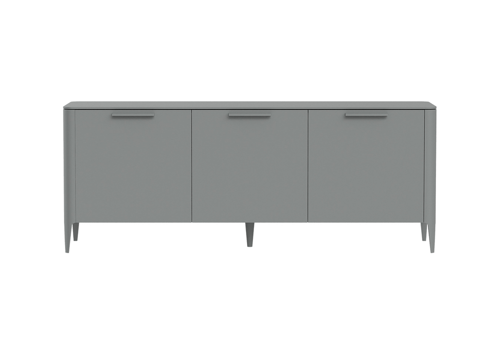 Тумба Type 3 двери ширина 180 см (серый)