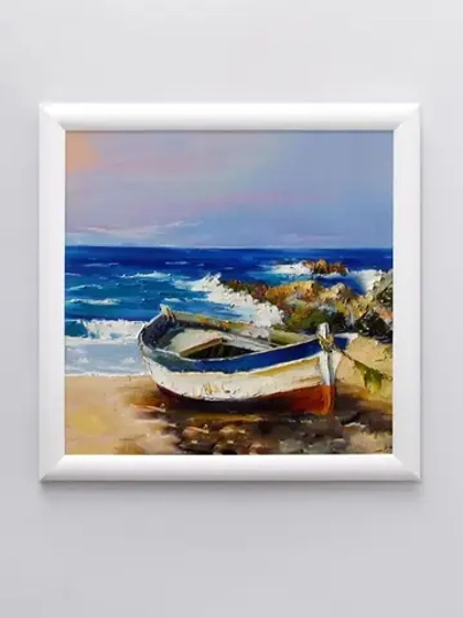 Картина на стену для интерьера на холсте 34*34 см