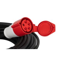 Удлинитель силовой ЭРА IND380-U-1e-5x4-10m-IP44 на 380В в бухте 1 розетка CEE 5P 10м КГ 5х4 32A IP44 | Силовые удлинители