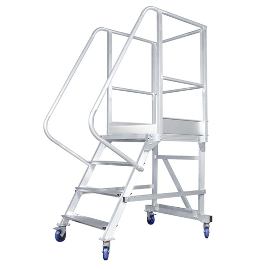 Вышка - стремянка разборная на колесах (150 кг) MEGAL ВС-1.0