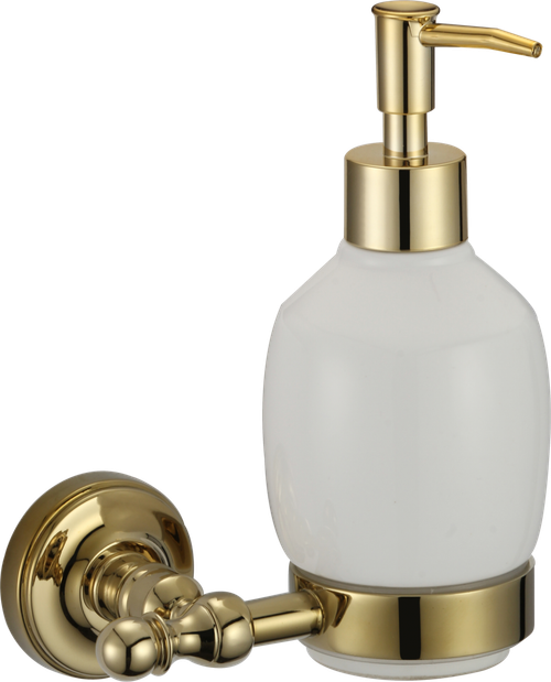 31021-E Дозатор жидкого мыла наст. (ЗОЛОТО) GANZER  (20/1шт)