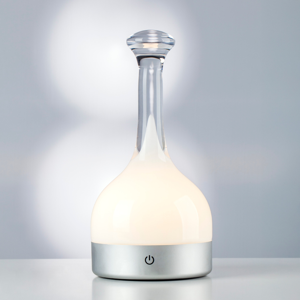 745945 Настольная лампа ALFA LED 3W 300LM АЛЮМИНИЙ/БЕЛЫЙ 3000K