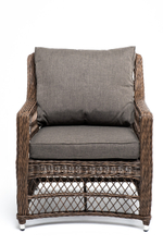 "Гранд Латте" кресло из искусственного ротанга, цвет коричневый