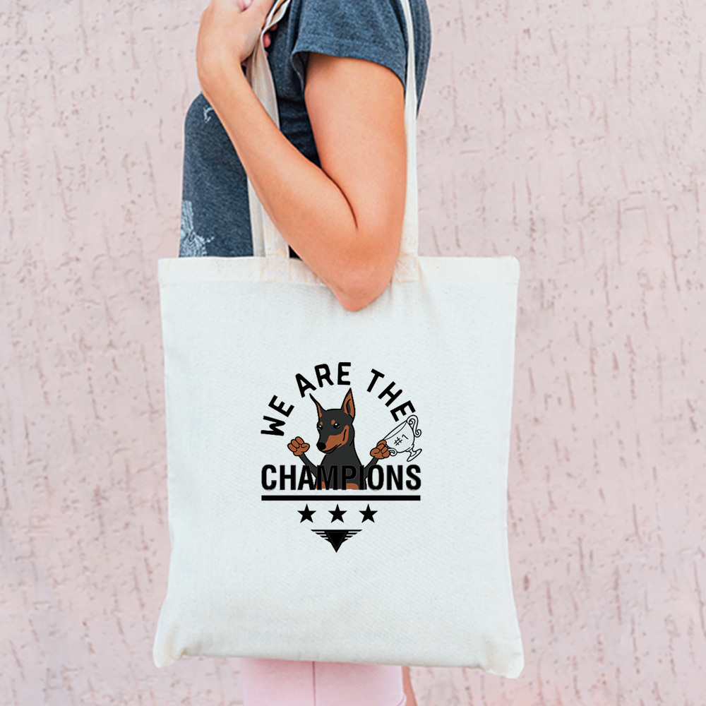 Тканевая сумка "Цвергпинчер - чемпион"