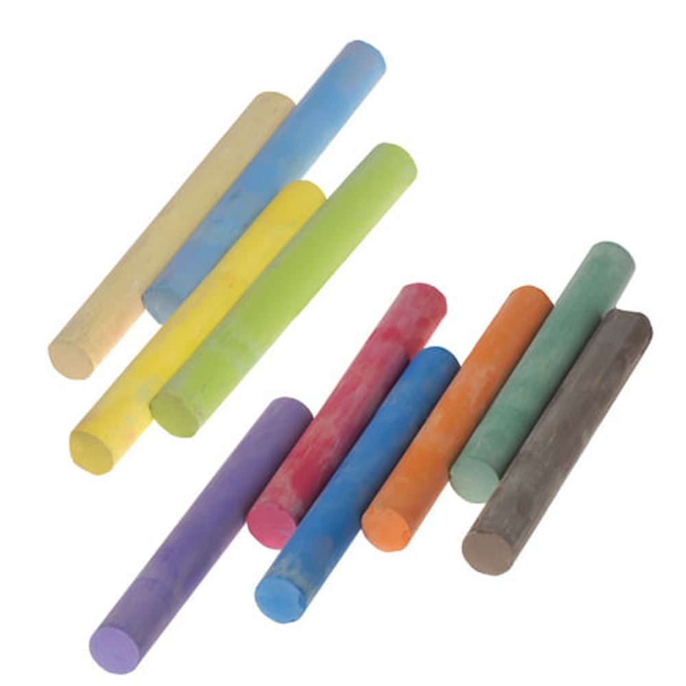 Мел цветной JOVI (Испания), набор 10 шт., круглый, картонная упаковка с европодвесом, 1020