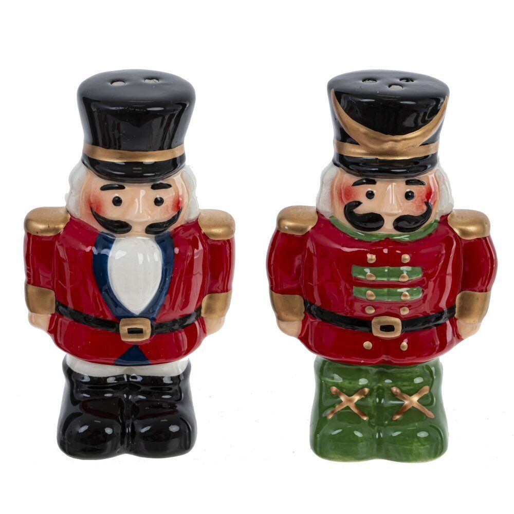 GAEM Набор: солонка и перечница "Щелкунчик", L5 W3 H9 см