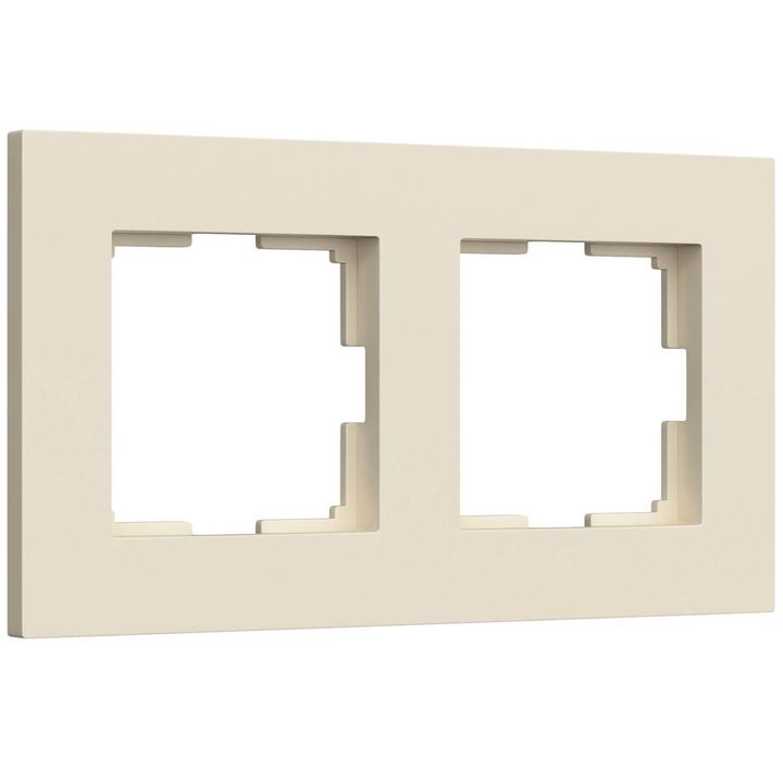 Рамка на 2 поста Werkel Slab айвори матовый W0022962 4690389193392