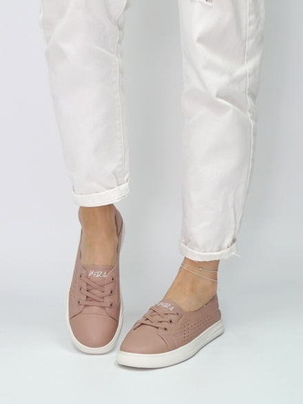 Кеды женские летние натуральная кожа