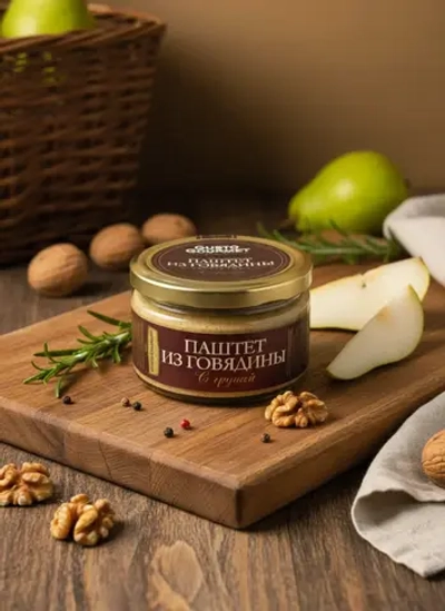 Паштет из говядины с грушей