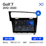 Teyes X1 10.2" для Volkswagen Golf 2012-2020