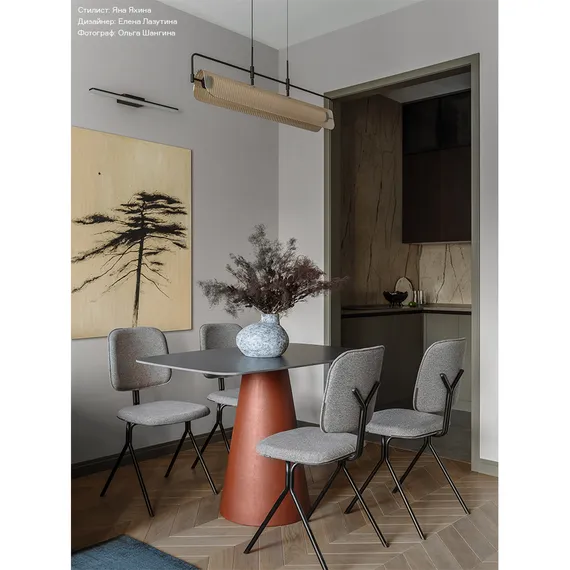 Стул Ror Y, серая рогожка