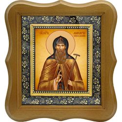 Макарий Писемский преподобный. Икона на холсте.