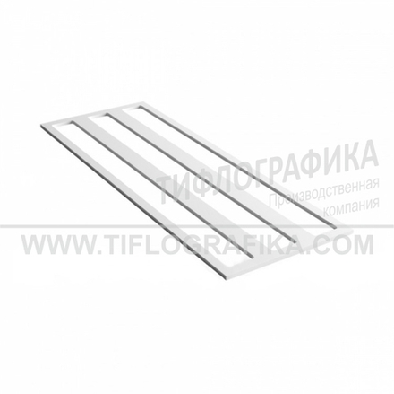 Прижим для монтажа тактильной плитки, продольная 180x500 мм