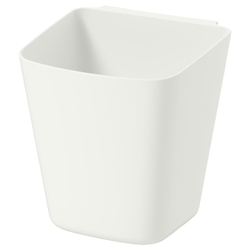 IKEA SUNNERSTA  (ИКЕА СУННЕРСТА)  -  Контейнер, белый, 12x11 см