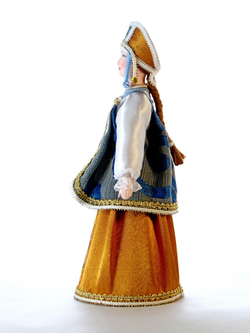 Кукла коллекционная Русская красавица в национальном костюме