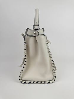 Сумка Fendi Peekaboo Medium Fiocco Bianca