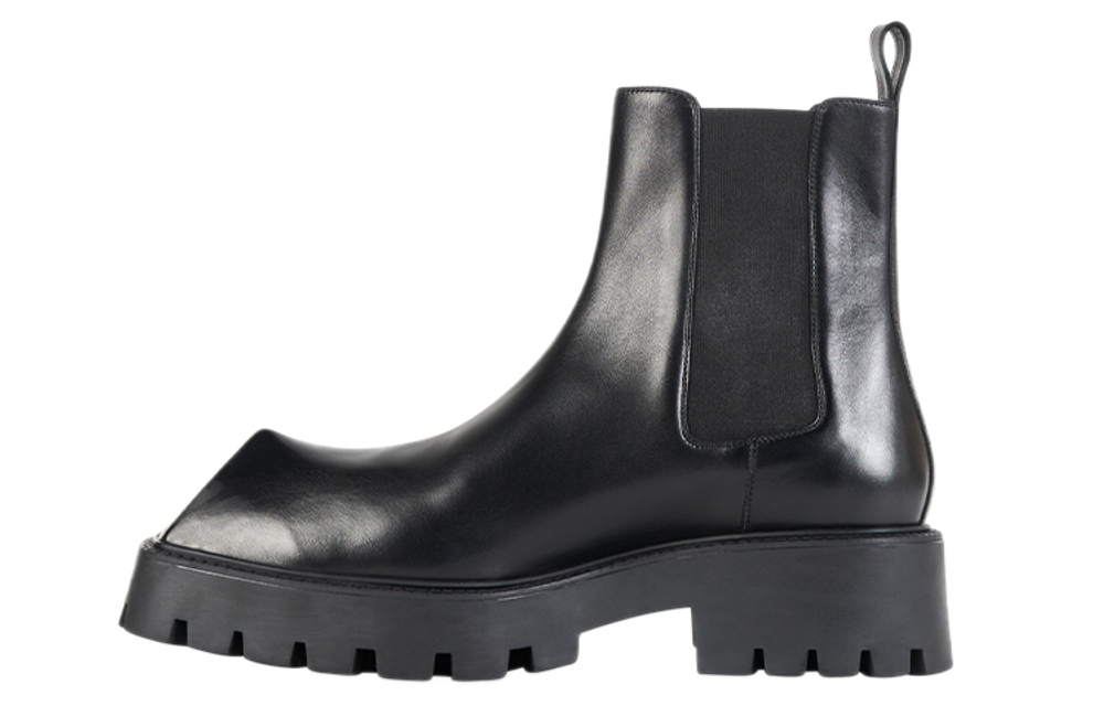 Balenciaga Rhino 20mm Boots "Black Smooth Calfskin"