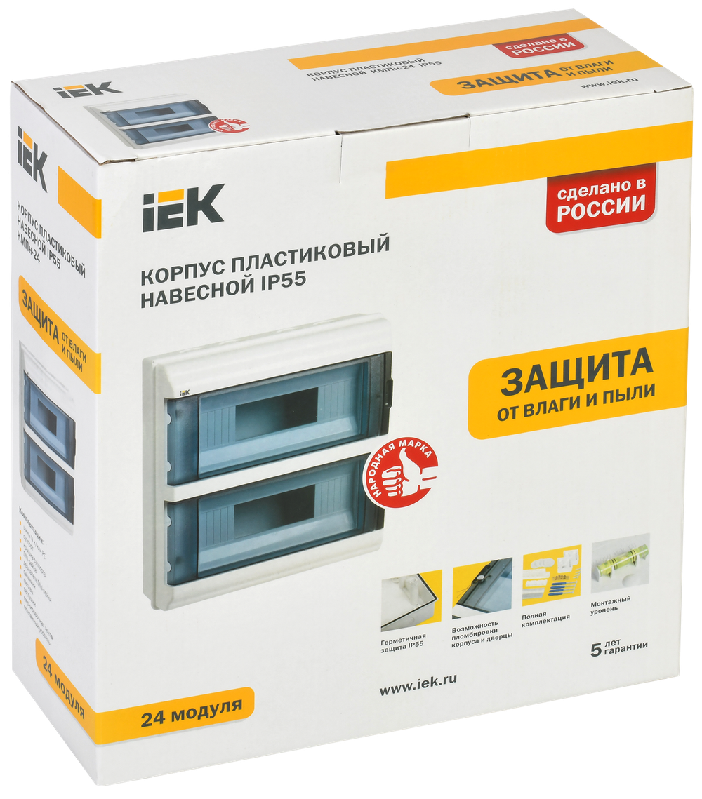 KREPTA 5 Корпус пластиковый КМПн-24 IP55 IEK