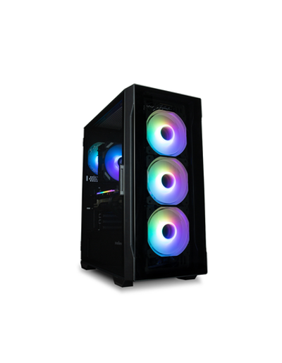 ZALMAN I3 NEO TG BLACK, ATX, BLACK, FRONT TG, WINDOW, 2x3.5", 3x2.5", 1xUSB2.0, 2xUSB3.0, FRONT 3x120mm RGB, REAR 1x120mm RGB