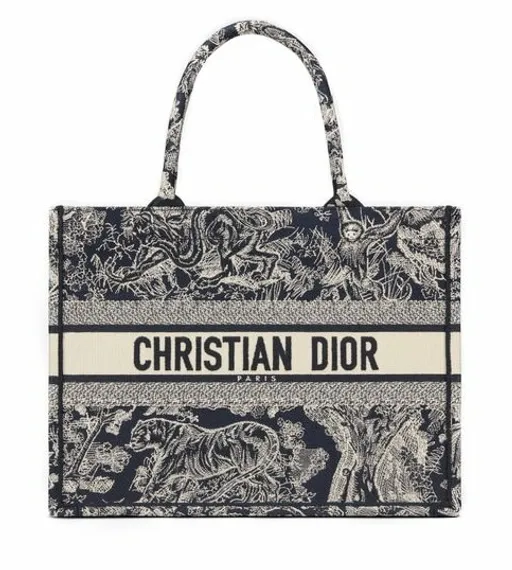 Сумка Dior Book Tote, модель маленького формата, женская, синий