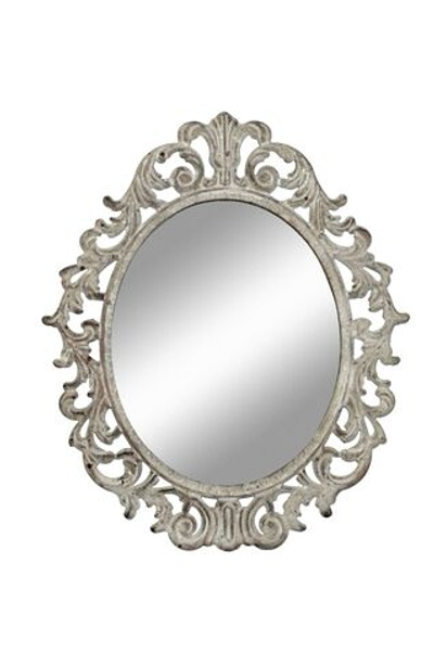 Зеркало "Лиль" серое 27x1,5x32,5см Металл,зеркало