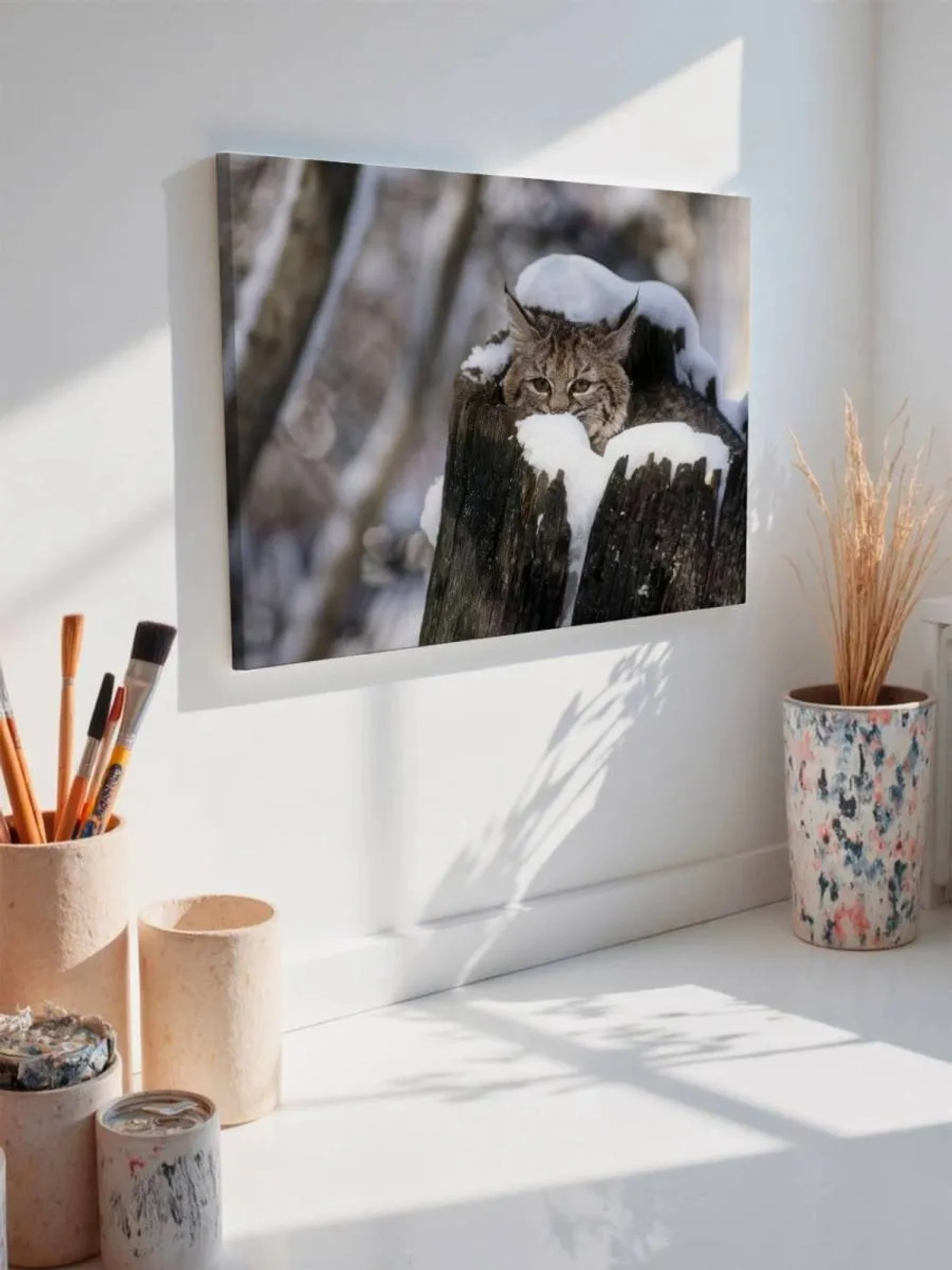 Картина на стену 40 X 50 Рысь