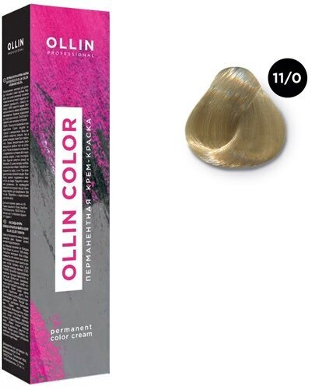 OLLIN COLOR 11/0 специальный блондин 60мл Перманентная крем-краска для волос