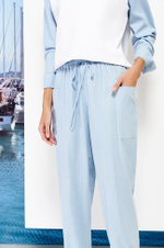 3905 Брюки женские (голубой)