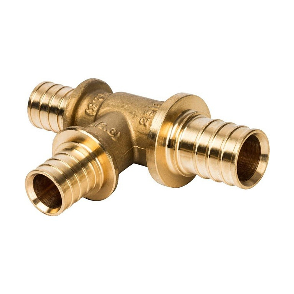 Тройник переходной STOUT - 25 x 20 x 20 (для труб из сшитого полиэтилена)