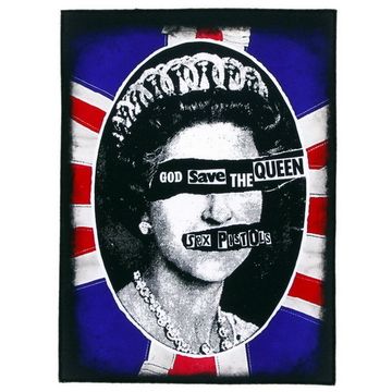 Нашивка спиновая Sex Pistols God Save The Queen (196)