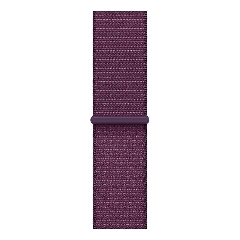 Apple Watch Series 10, 46 мм корпус из алюминия цвета «Rose Gold», ремешок Sport Loop цвета «Plum»