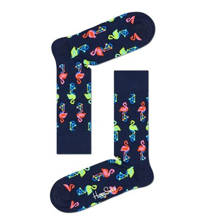 Носки унисекс Flamingo Sock с фламинго на колесах (Размер: 25) (Цвет: оранжевый)