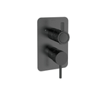 Встраиваемый смеситель для душа на 2 выхода ODISEA JOYA 591512SGR графит