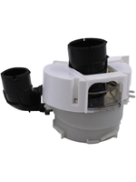 ТЭН проточный в сборе с парубком PC47 17306452 Bleckmann 2000 Вт для посудомоечной машины AEG, Electrolux, IKEA, Zanussi (140002162018, 161ZN09, HTR103ZN)