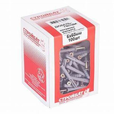 Дюбель гвоздь 6х60мм (100шт)