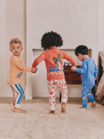 Пижама для мальчика Next AJ0-493, 3 шт., Синий, Бежевый