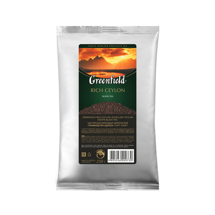 Чай черный листовой Greenfield Rich Ceylon, 250 г (Гринфилд)