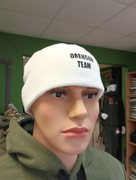 Шапка флисовая Orengun teаm (белая)