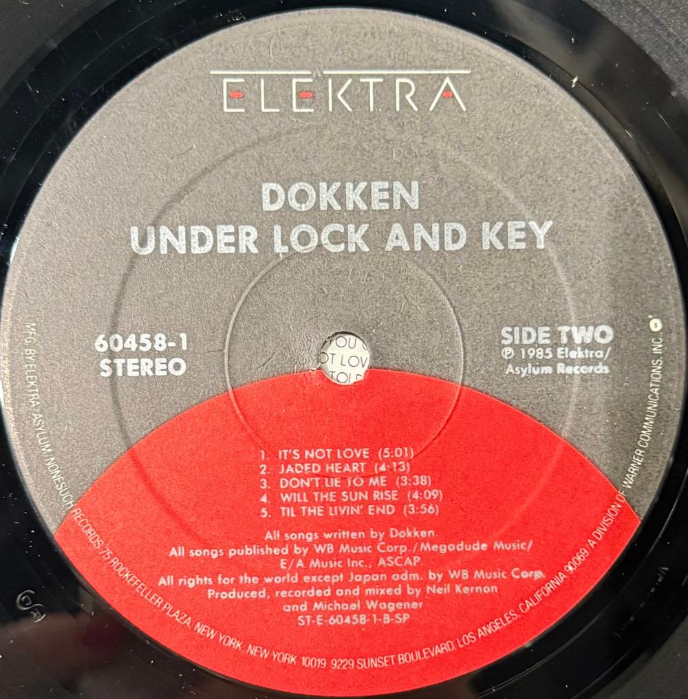 Виниловая пластинка Dokken ‎– Under Lock And Key LP