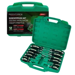 Отвертки ударные, набор 12пр. RockFORCE RF-21311