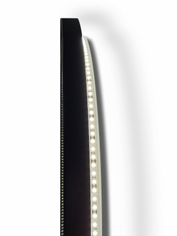 Зеркало "Infiniti Black Led" D 600 с датчиком движения