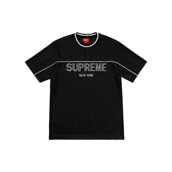 Supreme SS18 Dazzle Warm Up Top Black T